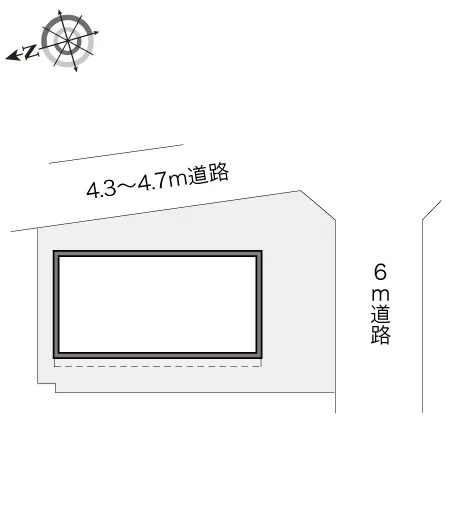 ★手数料０円★川越市郭町　月極駐車場（LP）